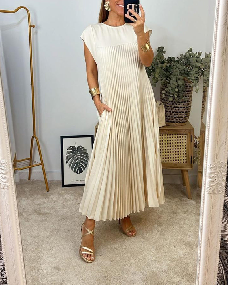 Saskia - Sublime Robe Longue Plissée