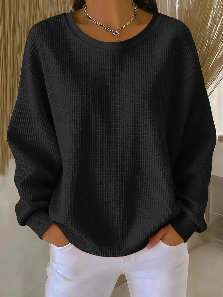 Chantal | Pull Élégant Col Rond Oversize