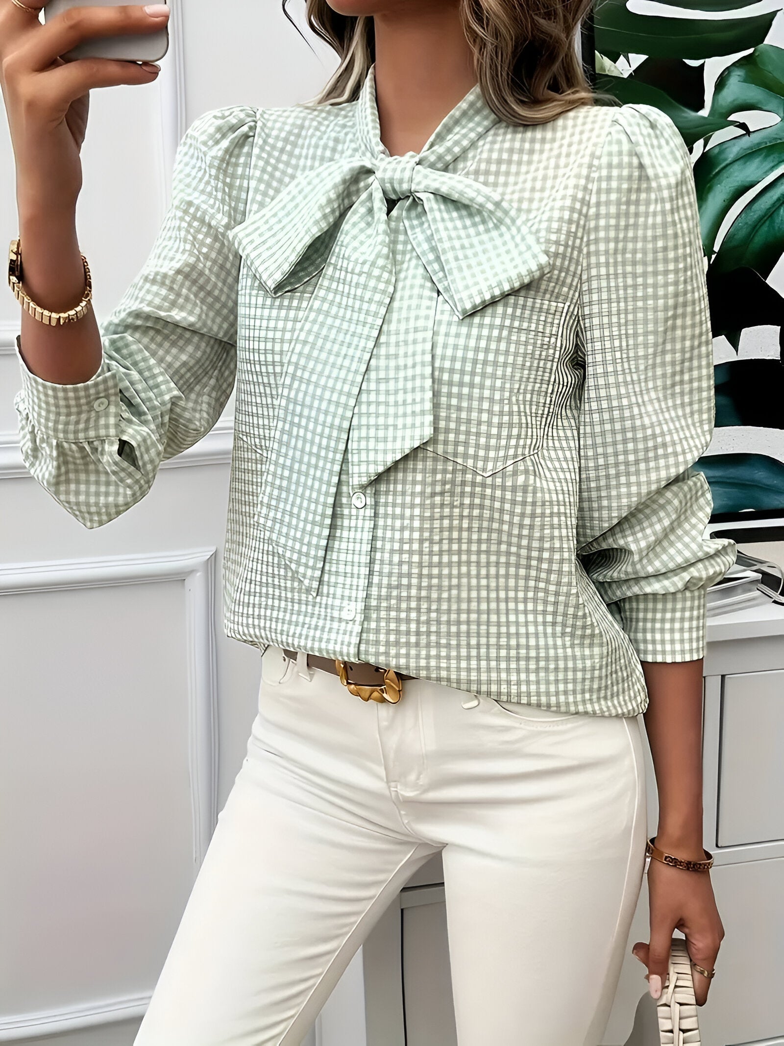 Chemise Femme À Manches Bouffantes - Aline
