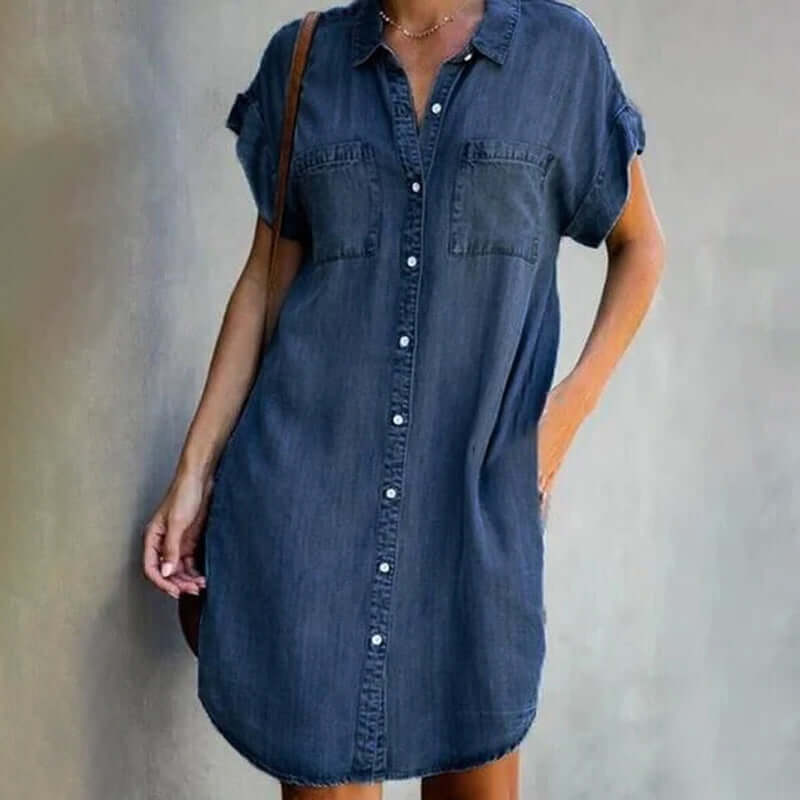 Robe Chemise Femme en Jean - Julia