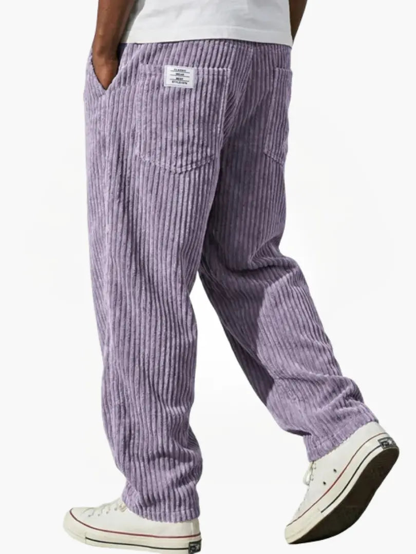 Julien | Pantalon Chic Velours Côtelé Droit