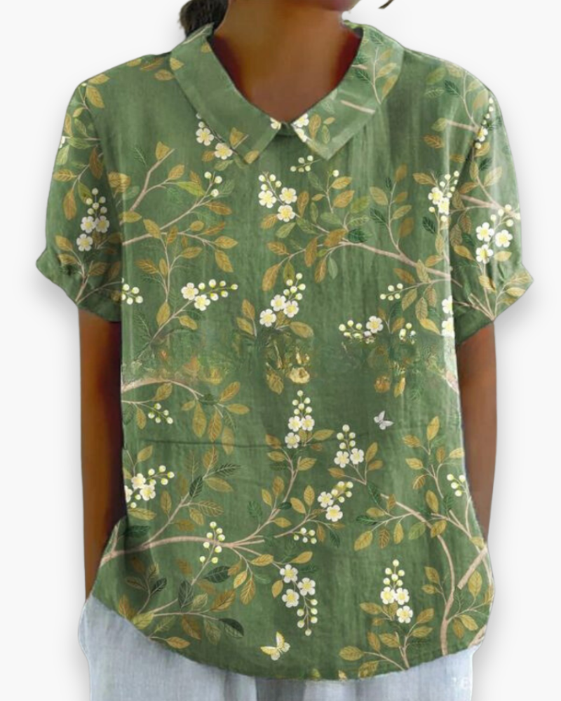 Blouse Florale Décontractée pour Femme | Légère et Libre 6