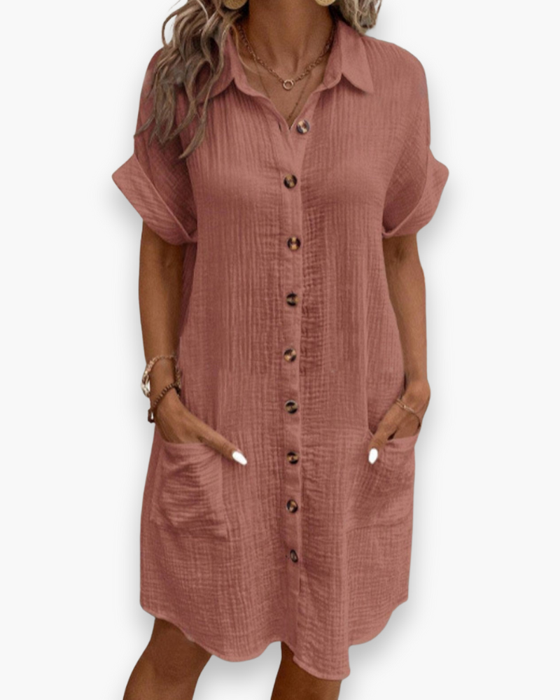 Robe polo boutonnée femme | Élégante et décontractée 6