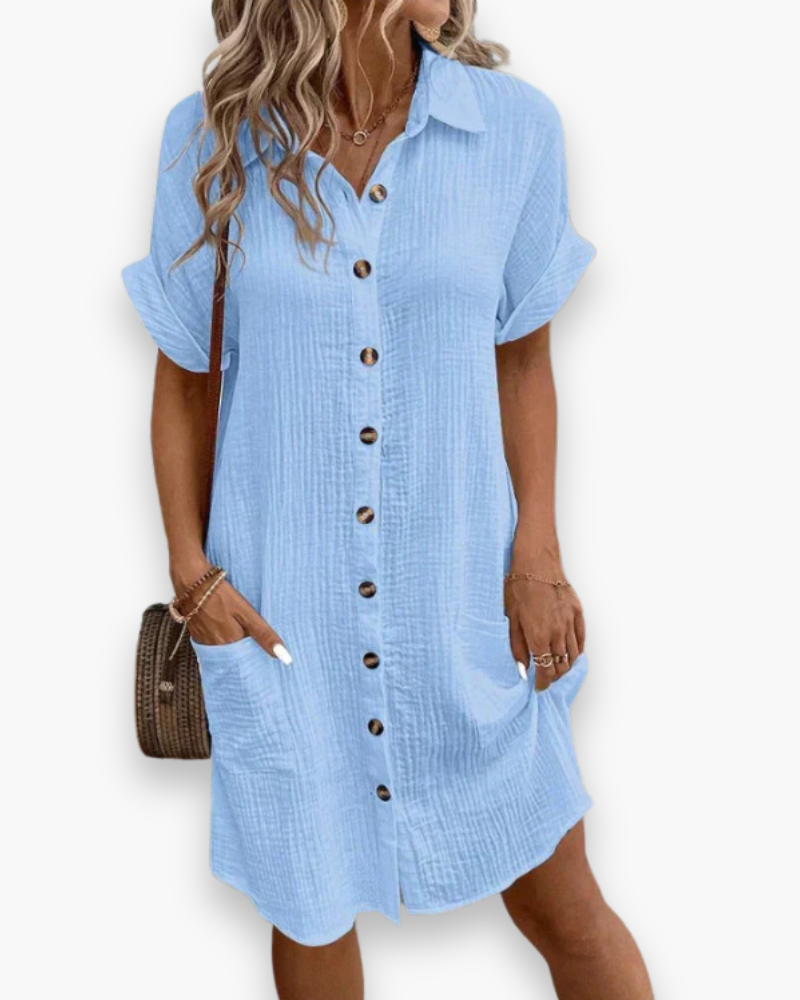 Robe polo boutonnée femme | Élégante et décontractée 5