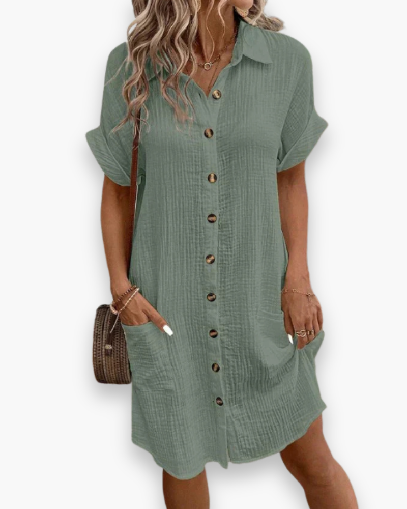 Robe polo boutonnée femme | Élégante et décontractée 4