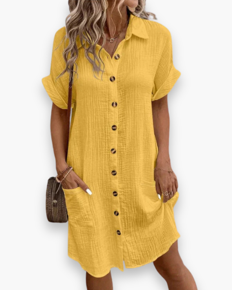 Robe polo boutonnée femme | Élégante et décontractée 3