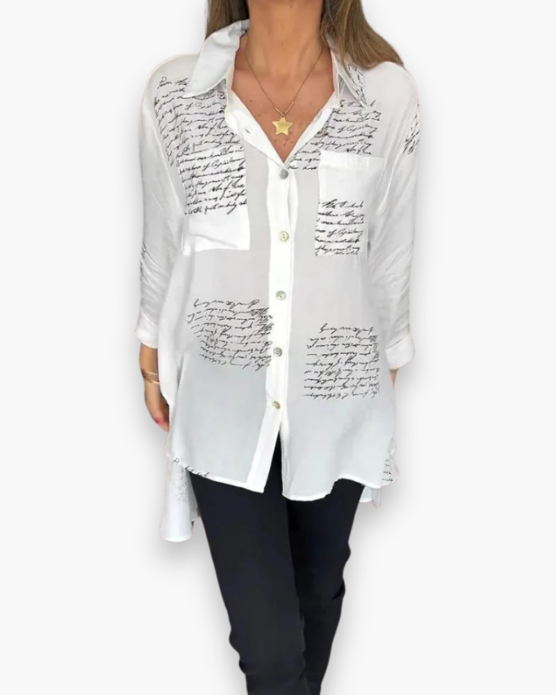 Chemise ample originale femme | Décontracté 2