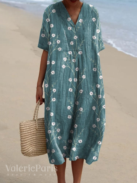 Ophelia - Robe décontractée à imprimé floral