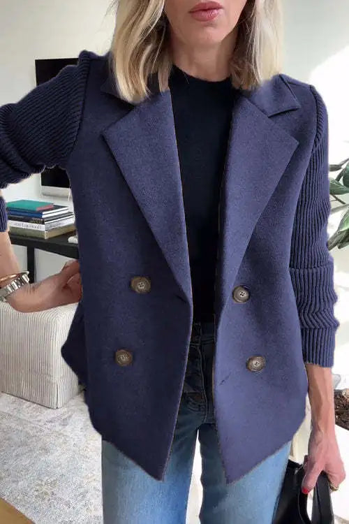 Adèle | Veste Chic Courte Patchwork