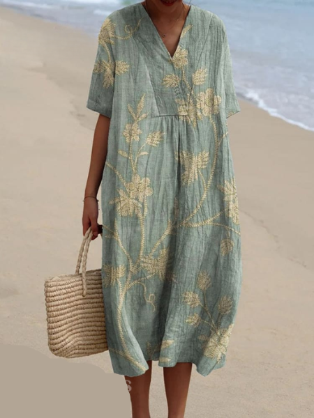 Ophelia - Robe décontractée à imprimé floral