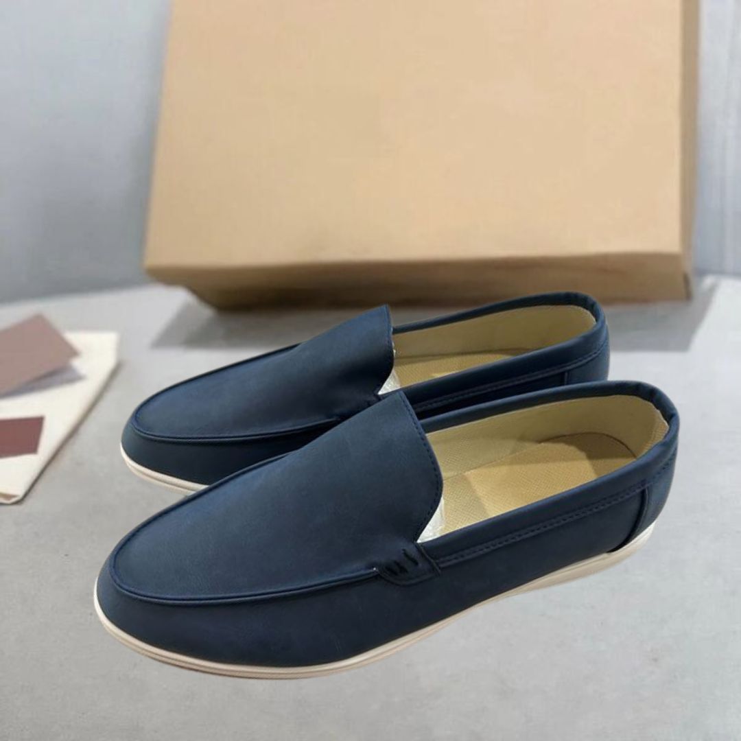 Raphaël - Mocassins Daim Confortables Style Old Money Homme