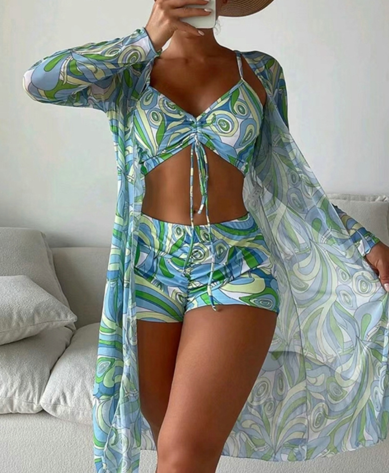 Chloé - Set De Bain 3 Pièces Élégante Et Absorbante