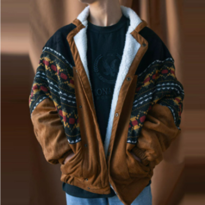 Max - Veste polaire homme polaire rétro