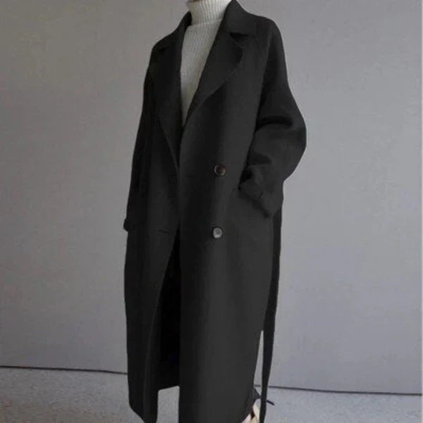 Véronique | Manteau Élégant Ceinturé Oversize