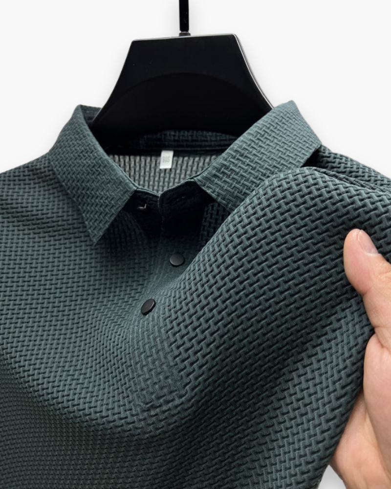 Polo Structuré Moderne pour Homme | Manches Longues 6