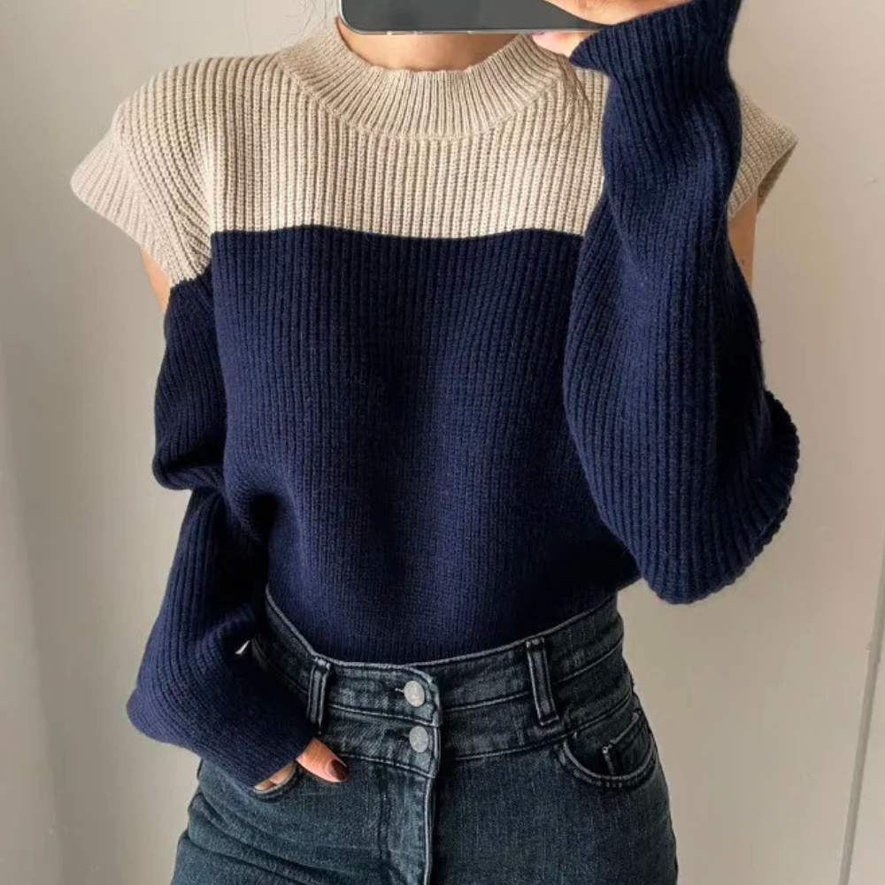 Camille - Pull Chaud Chic Élégance Intemporelle Femme
