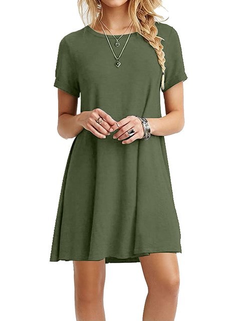 Julie - Robe Basique D'Été Confort