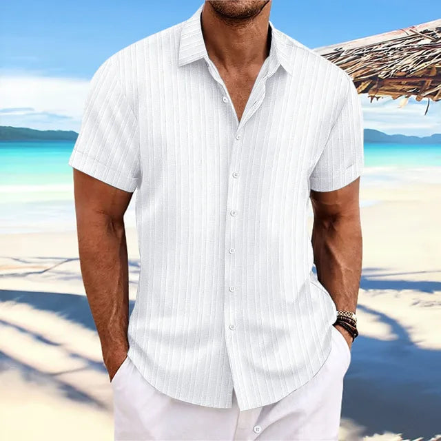 Adrien - Chemise en Lin Légère pour Homme