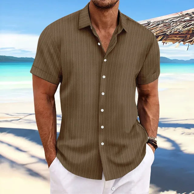 Adrien - Chemise en Lin Légère pour Homme