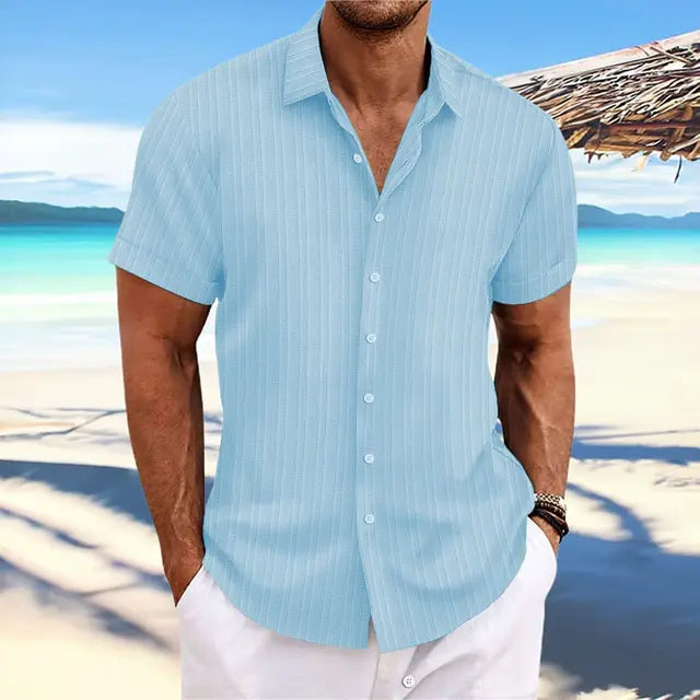 Adrien - Chemise en Lin Légère pour Homme