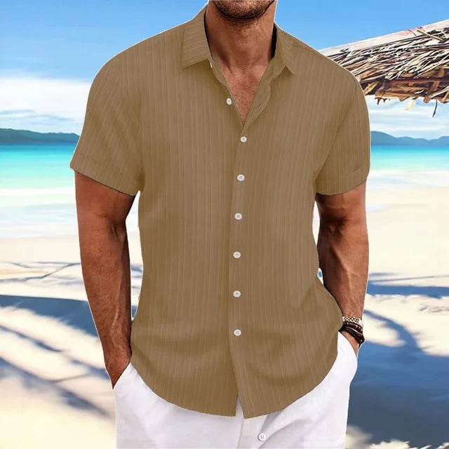 Adrien - Chemise en Lin Légère pour Homme