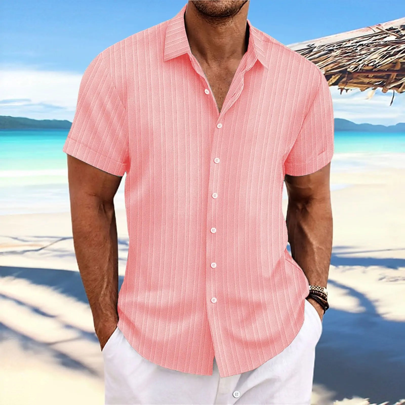Adrien - Chemise en Lin Légère pour Homme