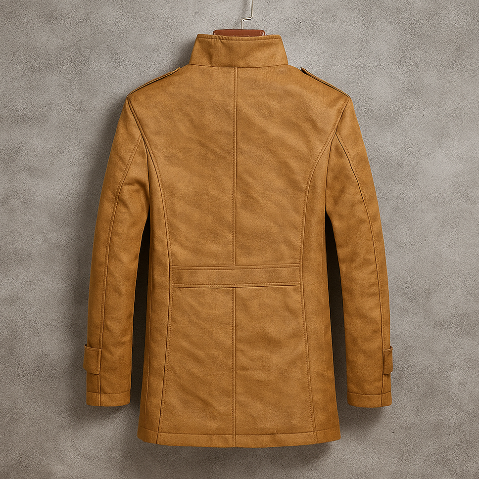 Laurent - Veste Raffinée Daim Doublée Sherpa