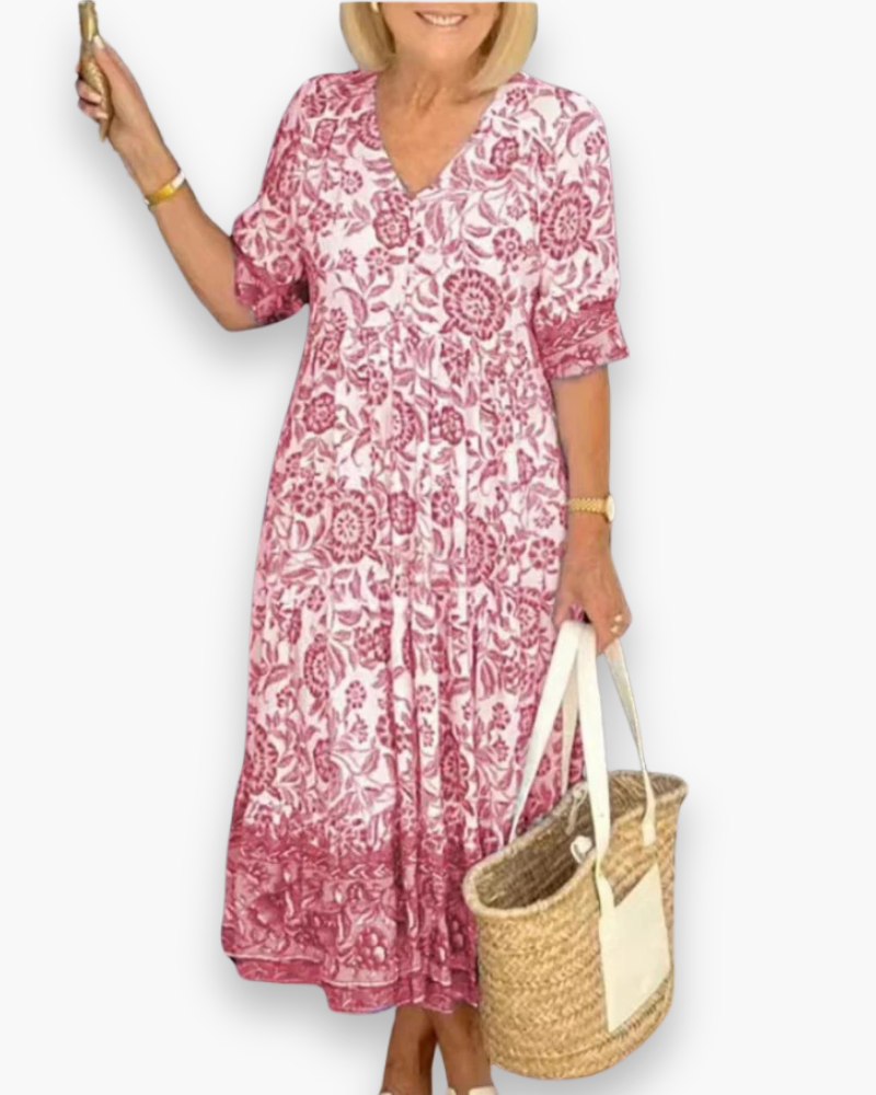 Robe fleurie élégante femme | Midi 6