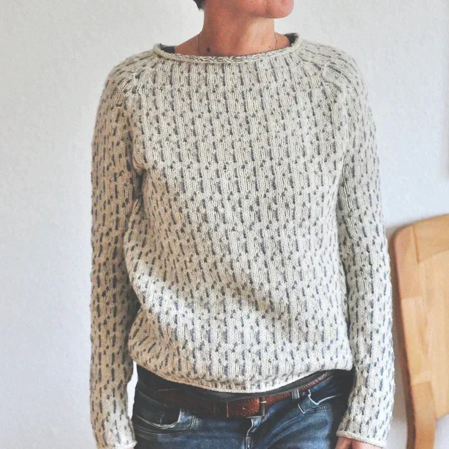 Camille - Pull Maille Élégant Style Sophistiqué Femme