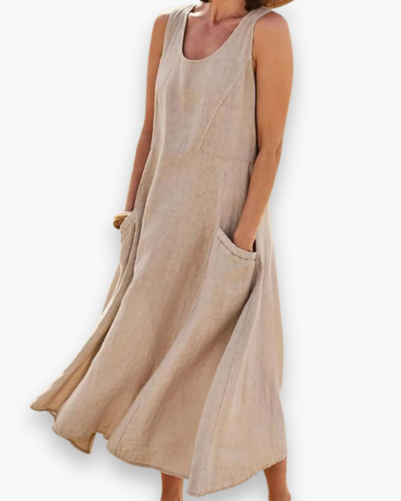 Robe d'été aérée des femmes | MIDI élégant 1