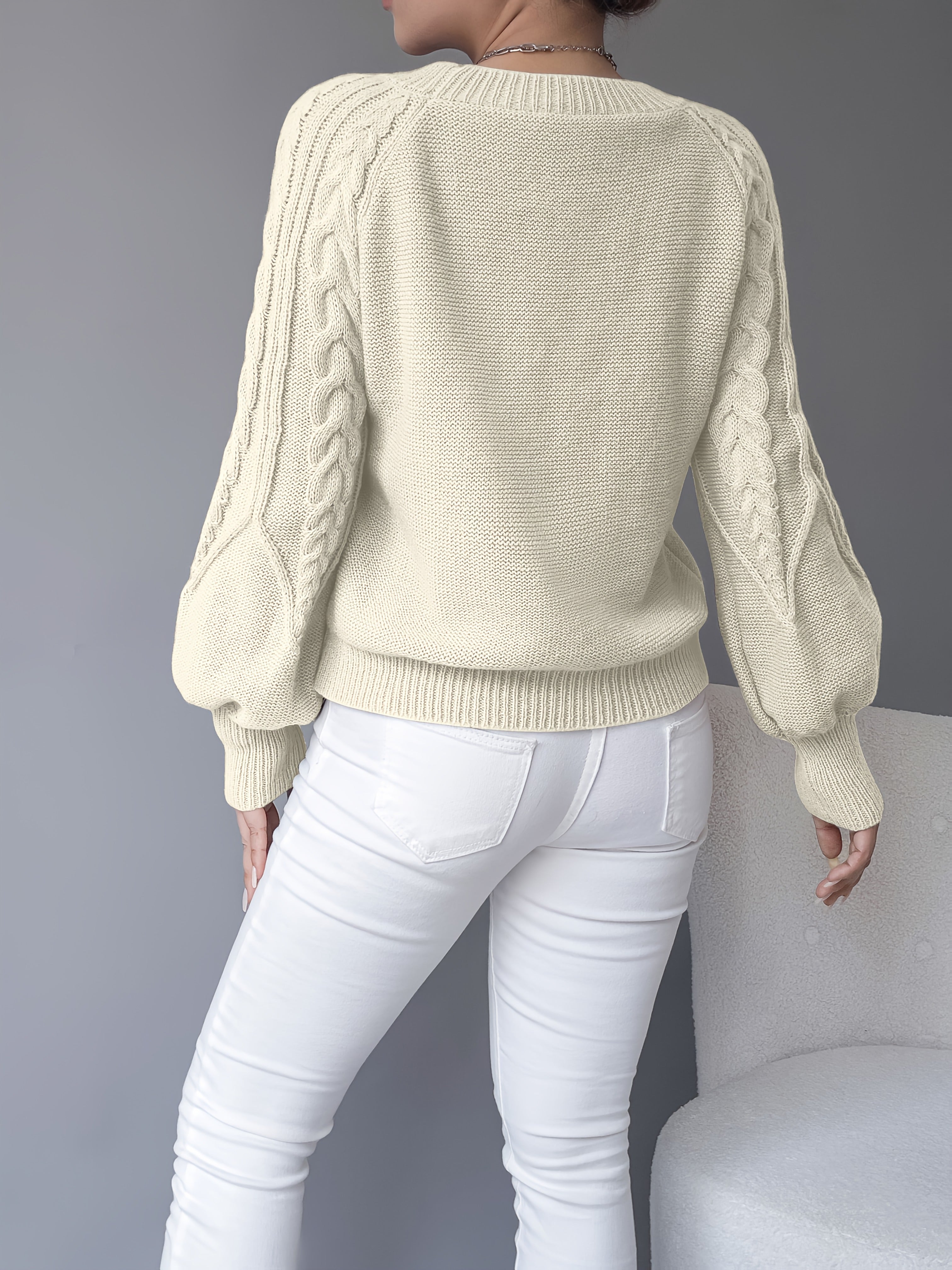 Chloé - Pull Flatteur Torsadé Col Rond