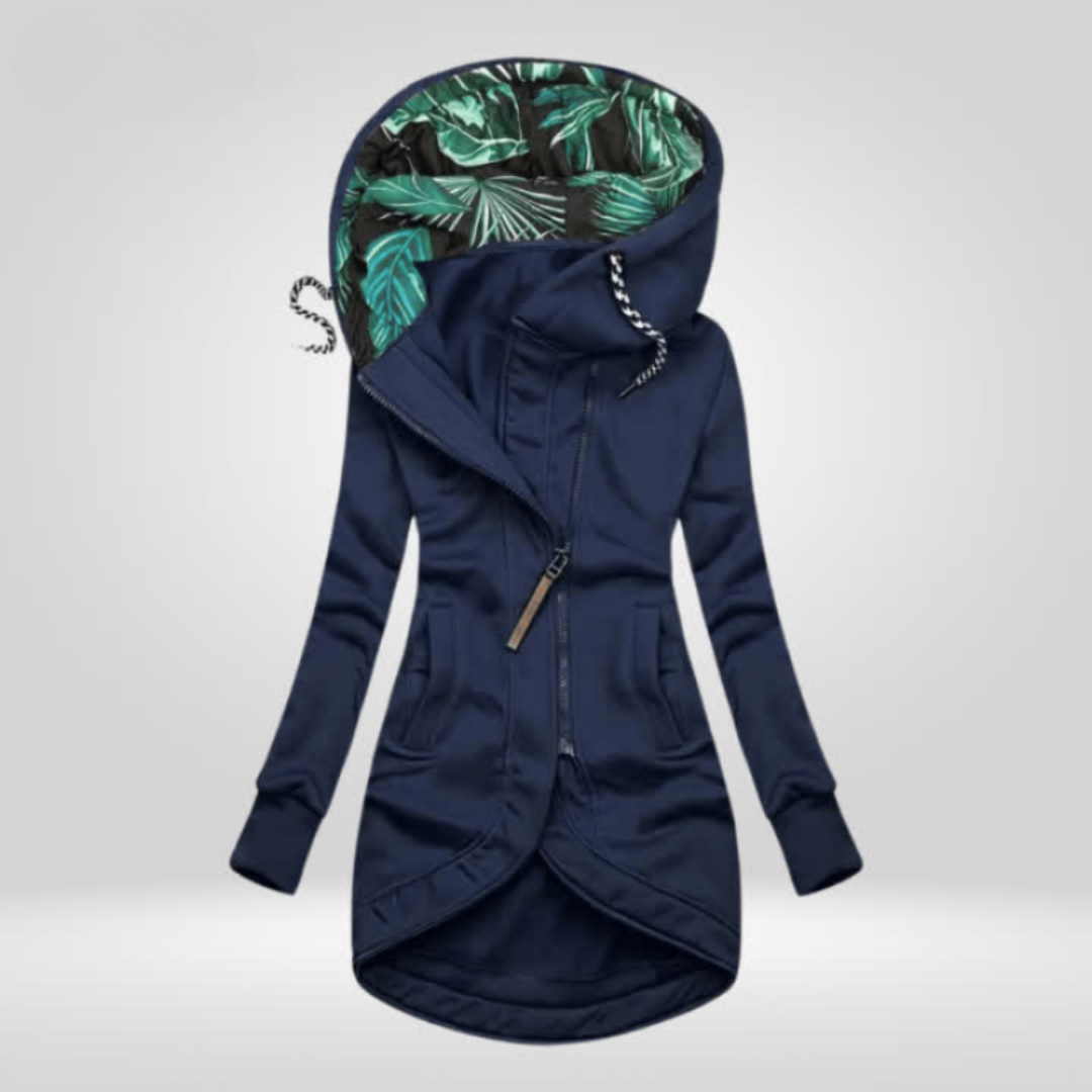 Sophie | Veste Chic Longue à Capuche