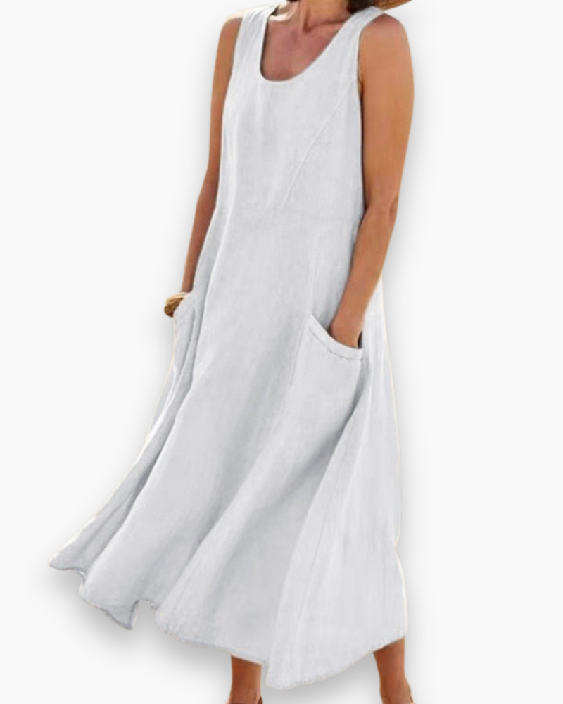 Robe d'été aérée des femmes | MIDI élégant 3