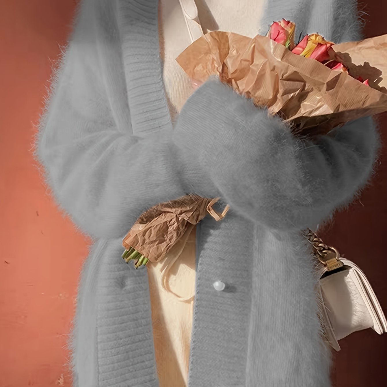 Chloé - Cardigan Élégant Boutonné Col V