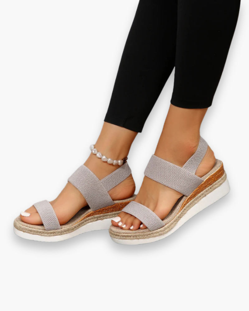 Sandales compensées confort femme | élégant 6