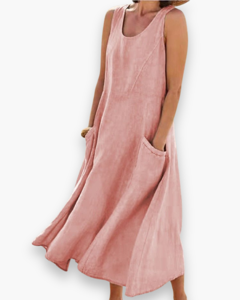 Robe d'été aérée des femmes | MIDI élégant 4