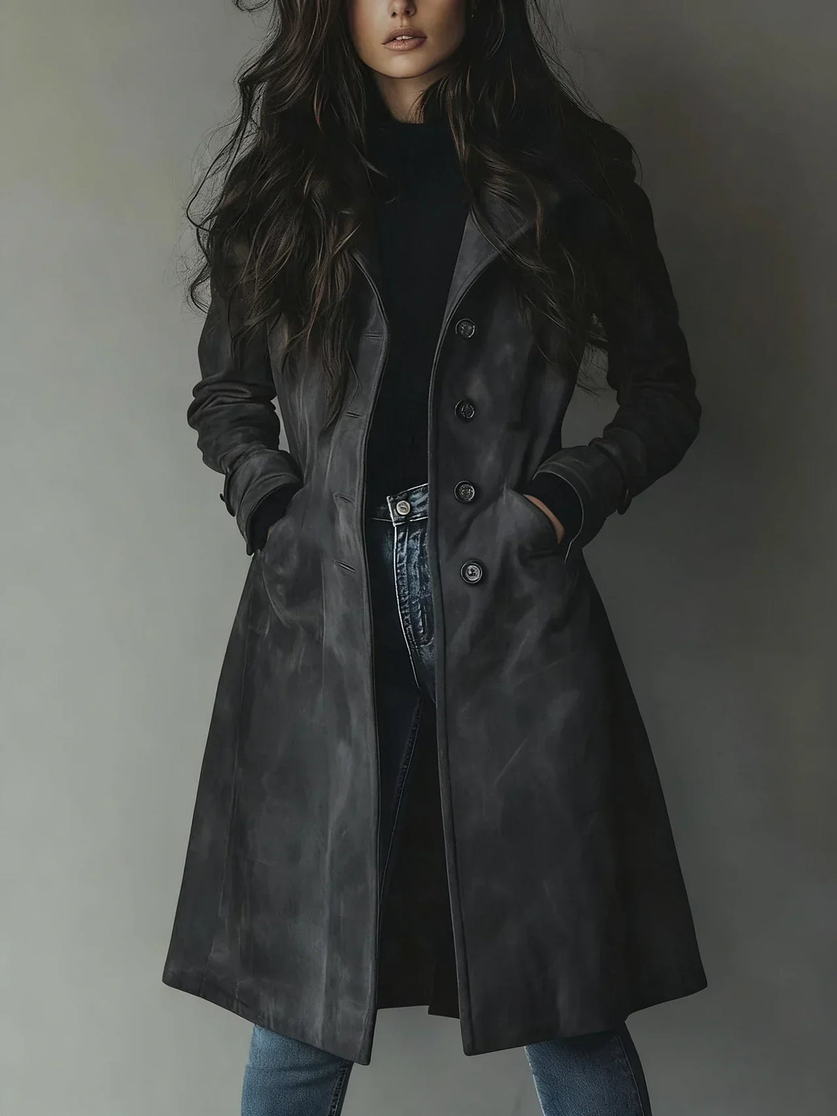 Isabelle | Trench Chic Vintage Daim