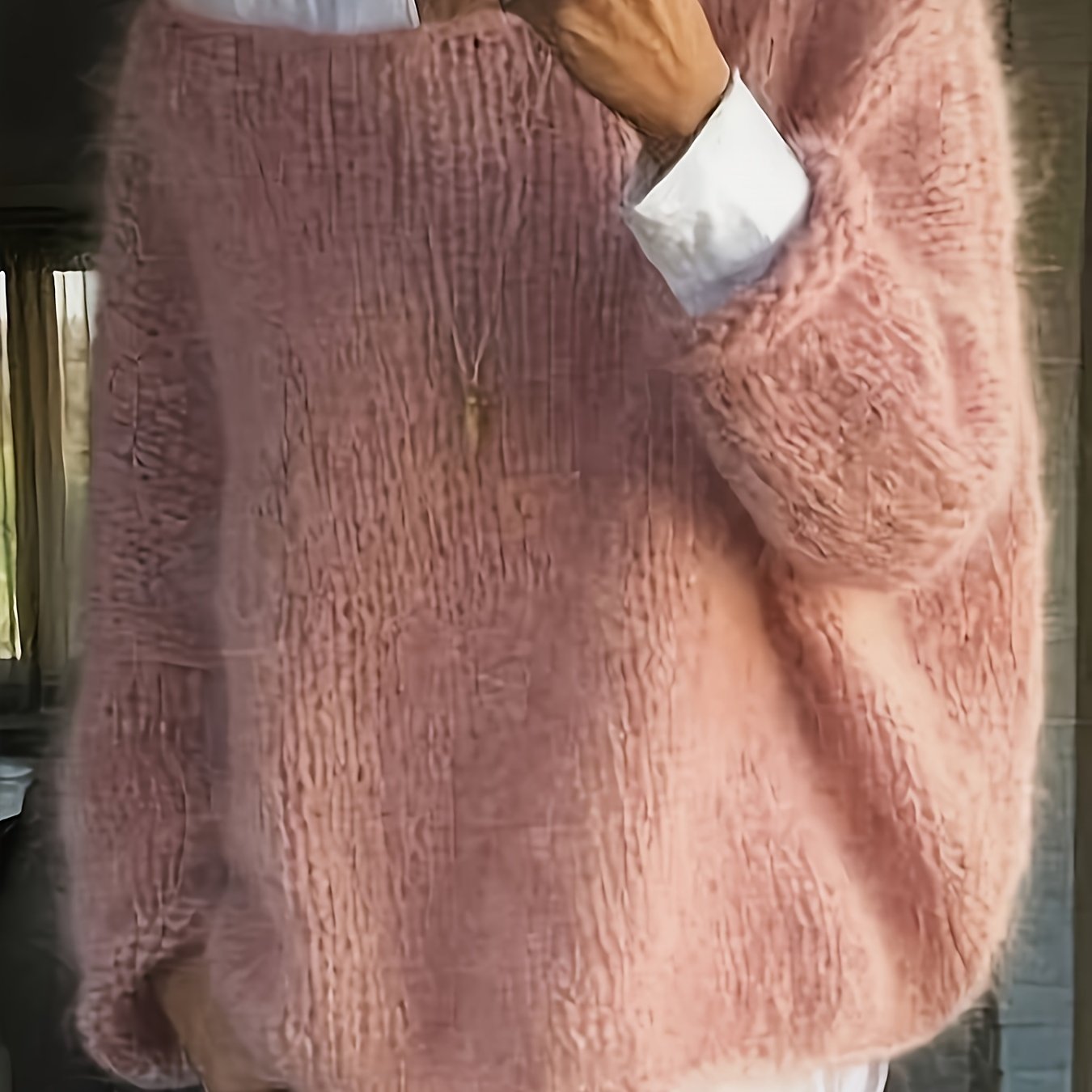 Sandrine - Pull Élégant Oversize Maille