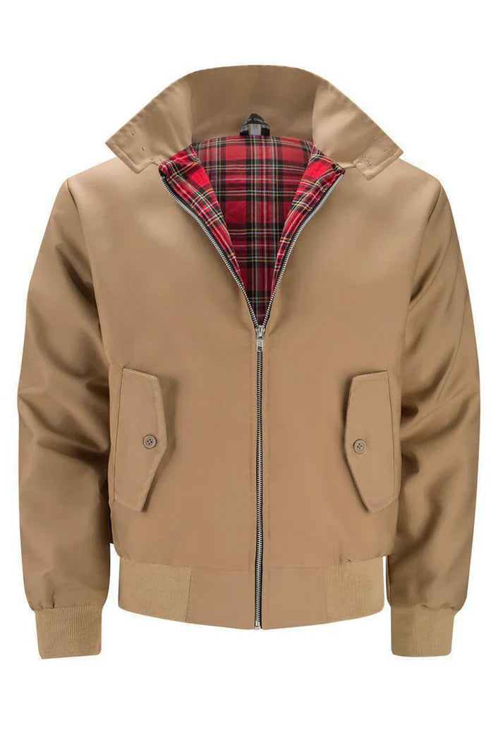 Mathieu – Veste Urbaine Homme Avec Doublure À Carreaux Et Col Classique