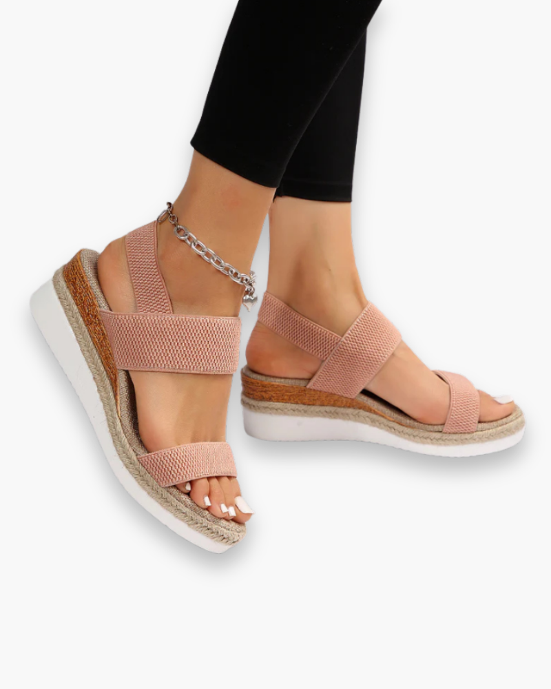 Sandales compensées confort femme | élégant 3