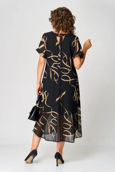 Robe Midi Femme Chic Élégante - Laura