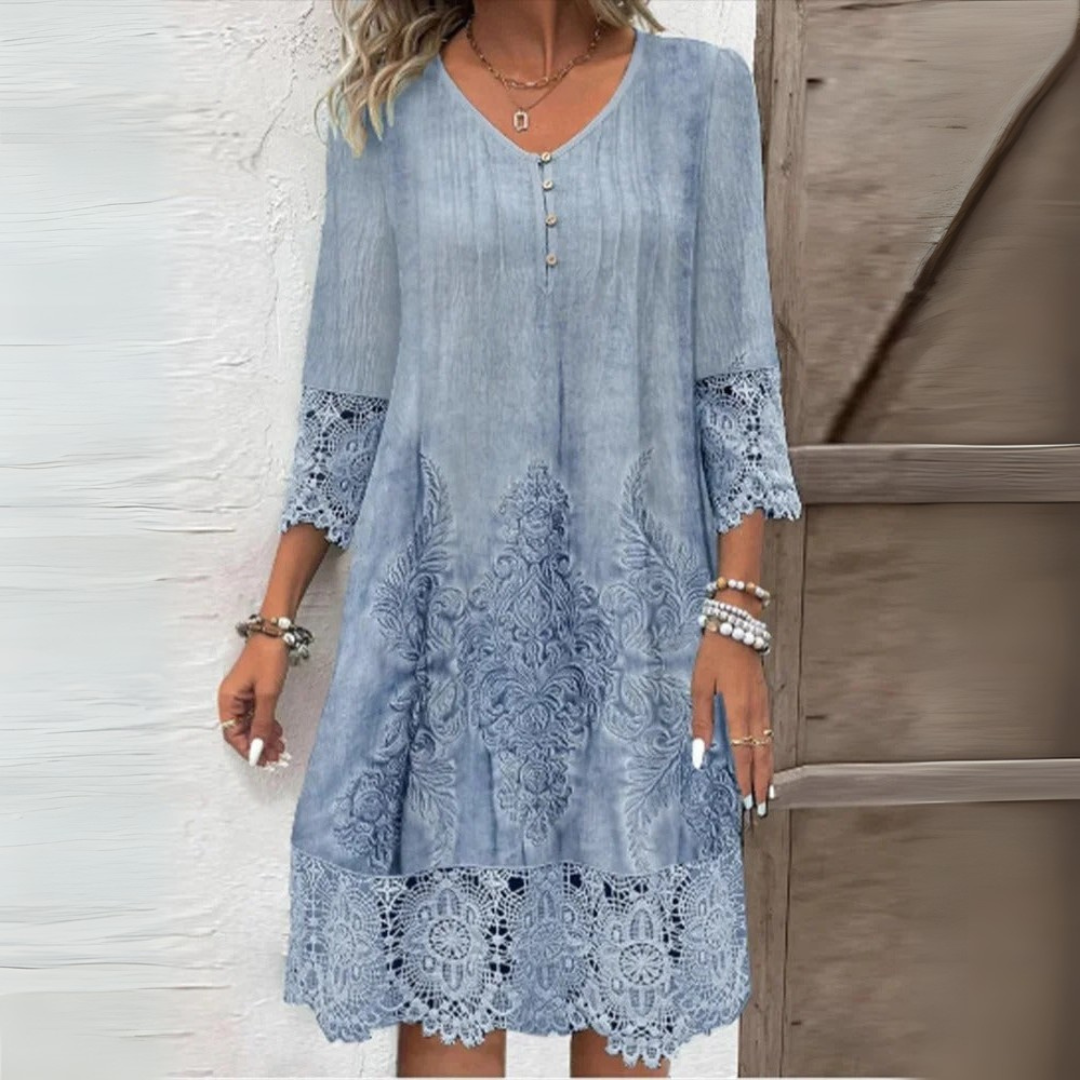 Robe d'Été Femme en Lin Tunique - Sarah