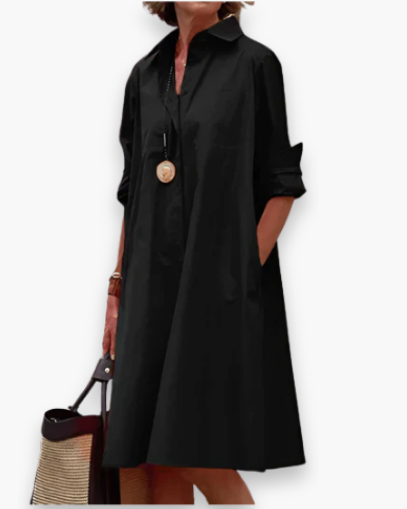 Robe chemise ample femme | Moderne et élégant 2