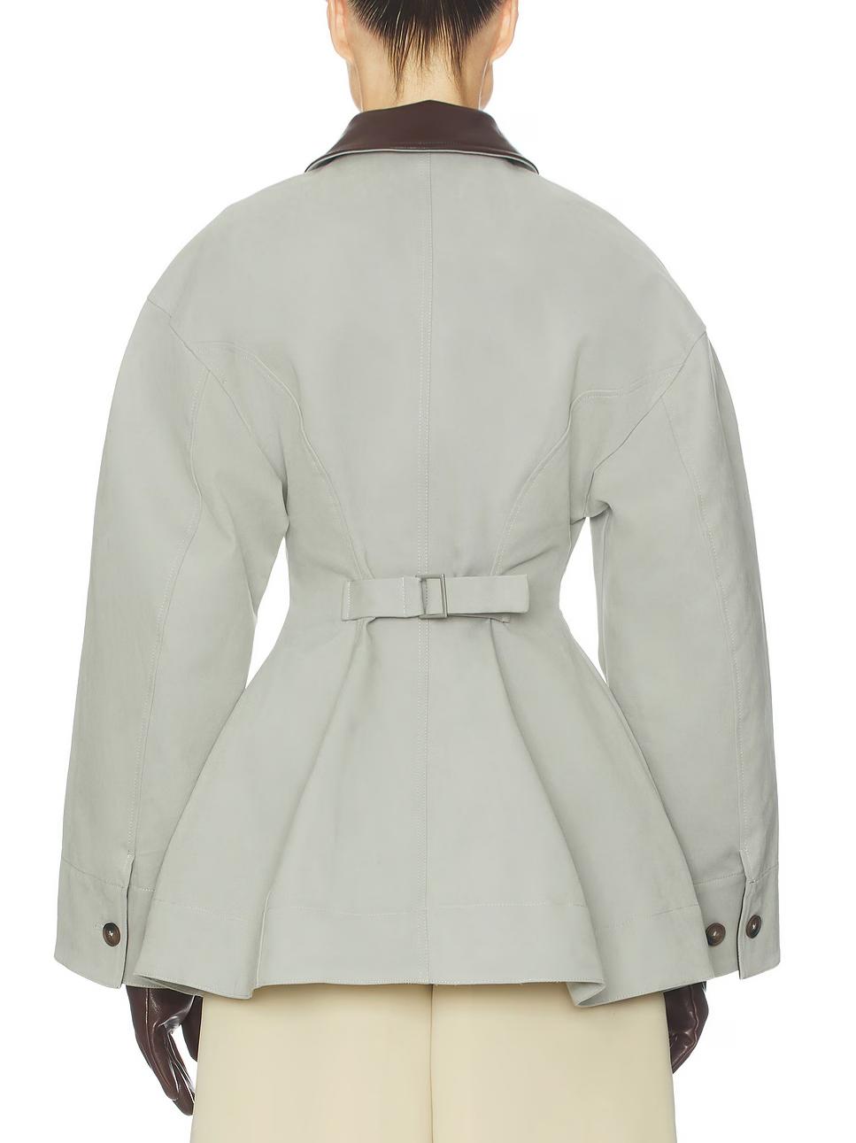 Estelle | Veste Chic Cuir Cintrée