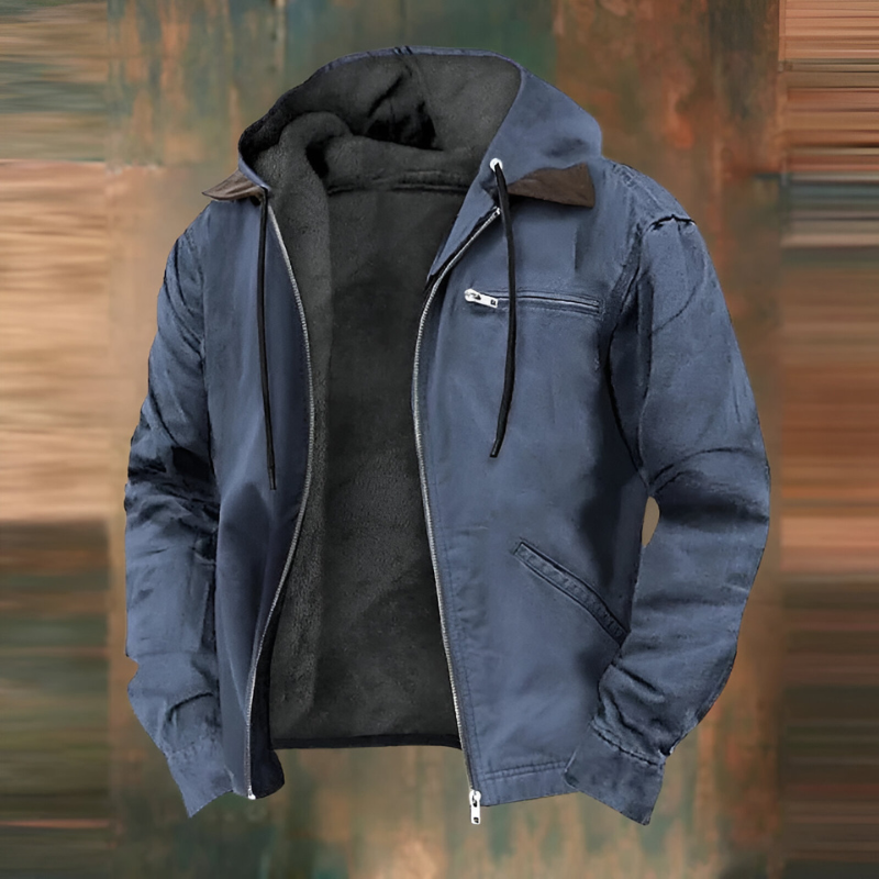 Michel - Veste Chic Doublure Polaire à Capuche