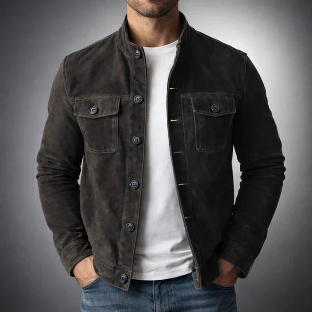 Pierre - Veste Raffinée Daim Légère
