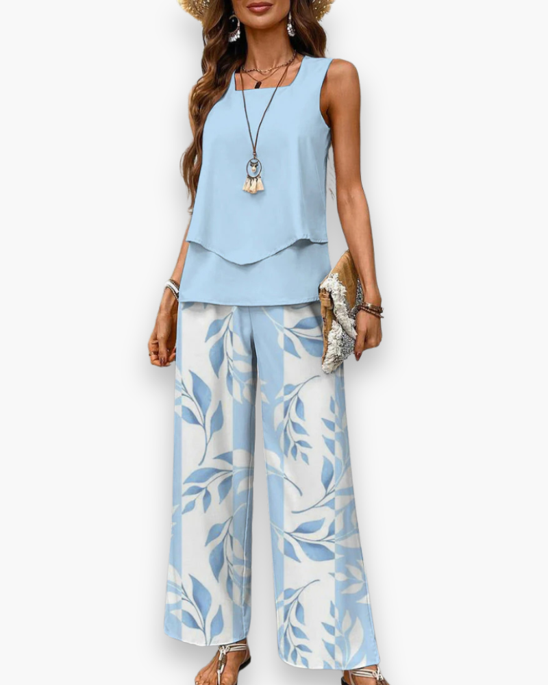 Ensemble fluide élégant femme | Tenue d'été 1