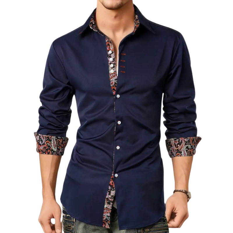 Sébastien | Chemise Raffinée Motif Paisley