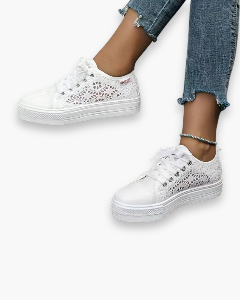 Baskets en Dentelle Élégantes pour Femme | Respirantes et Stylées 5