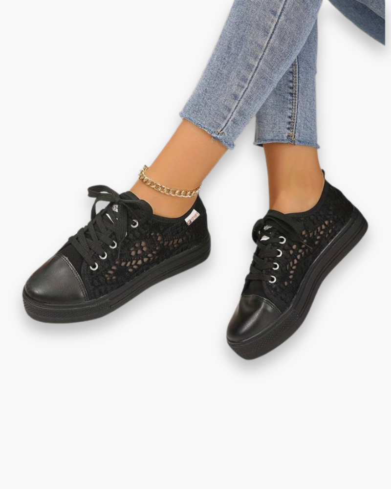 Baskets en Dentelle Élégantes pour Femme | Respirantes et Stylées 3